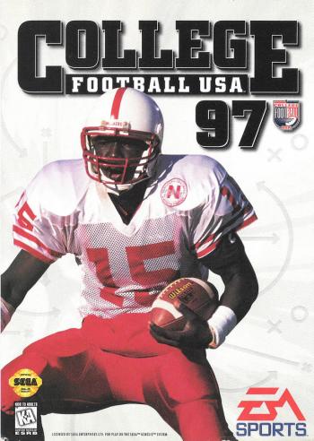 Cover College Football USA 97 - The Road to New Orleans for Genesis - Mega Drive